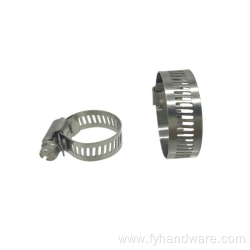 Stainless Steel Metal Hose Clamps Adjustable Band